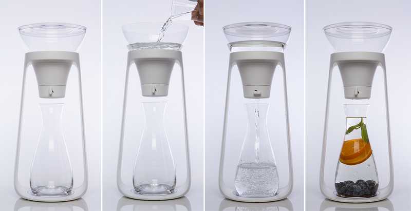 Illustration for article titled A Stylish Water Filter You Don't Have To Hide In the Fridge